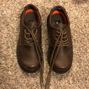 Hush Puppies Boys 12.5M US Brown Shoes